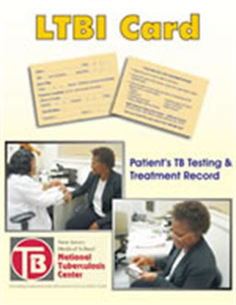 tuberculosis smart card|ltbi card samples.